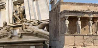 The Acropolis Caryatids of the Erechtheion and Michelangelo’s Medici Tomb Sculptures: A Sublime Synchronicity